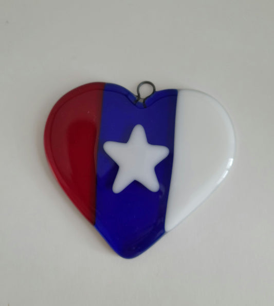 Night Light - Heart Red/White/Blue