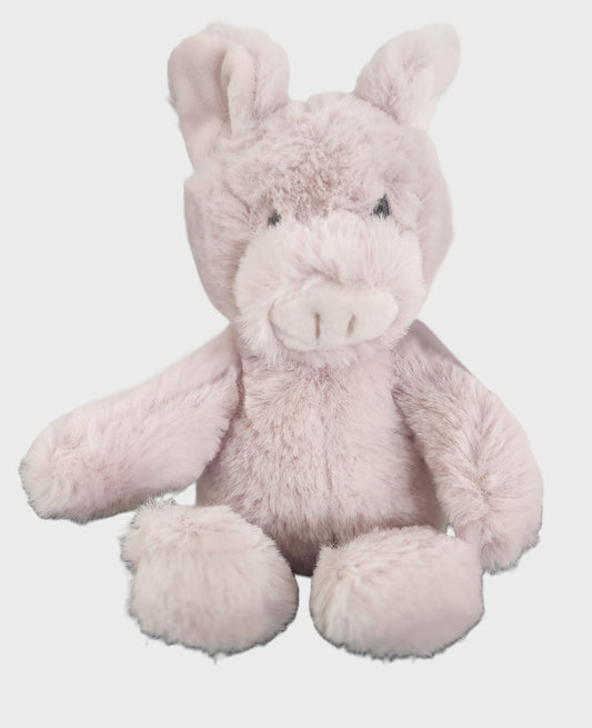 Penny the Pig Stuffie Rattle - Auggie and Friends