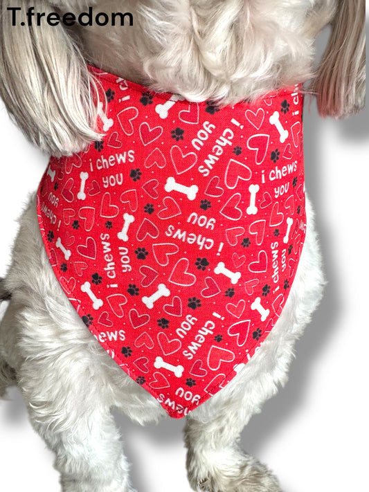 I Chews You Dog Bandana