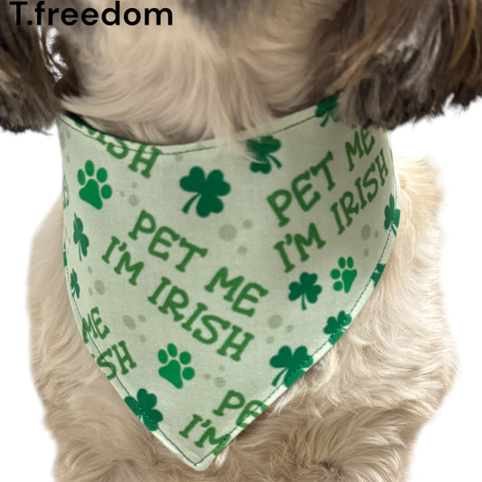 Lucky pup dog bandana