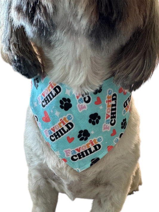 Favorite child dog bandana