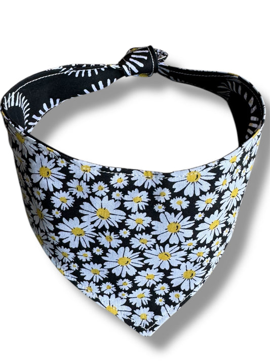 Modern Daisy reversible dog bandana