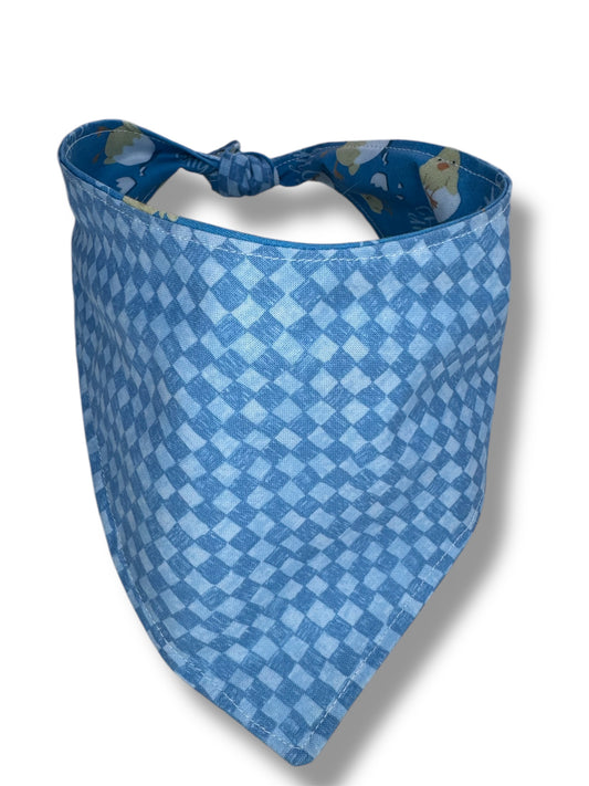 Chick dig me reversible dog bandana