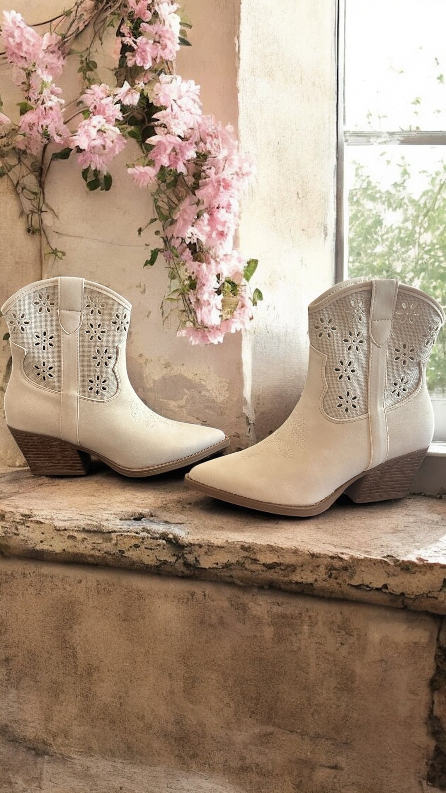 Daisy Bloom Ankle Boots - Made in Chic