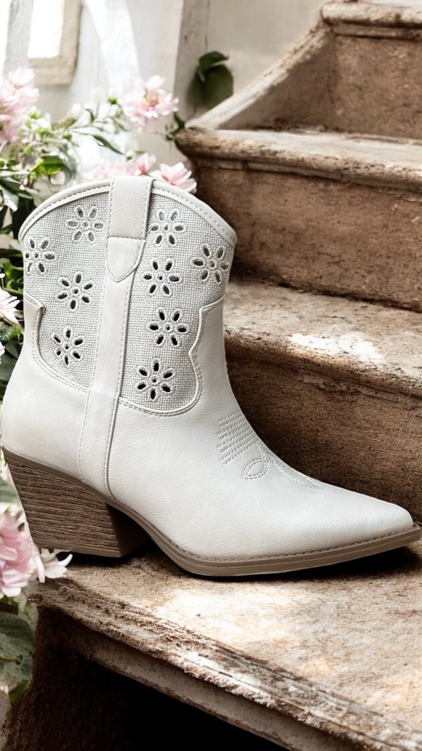 Daisy Bloom Ankle Boots - Made in Chic