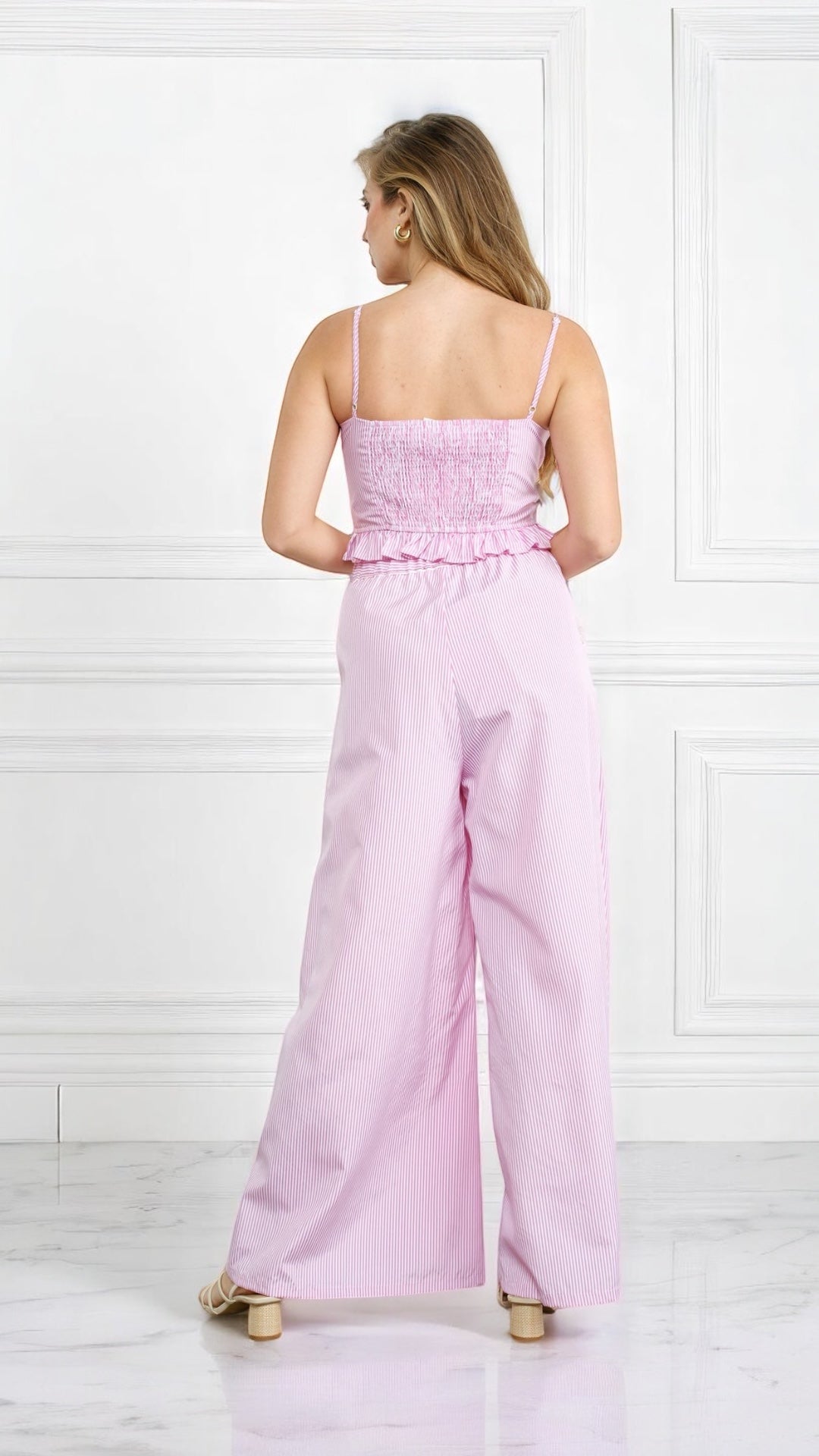 Sundrenched in Capri Set in Pink - Made in Chic