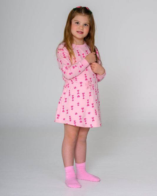 Pink-on-Pink Hearts Dress