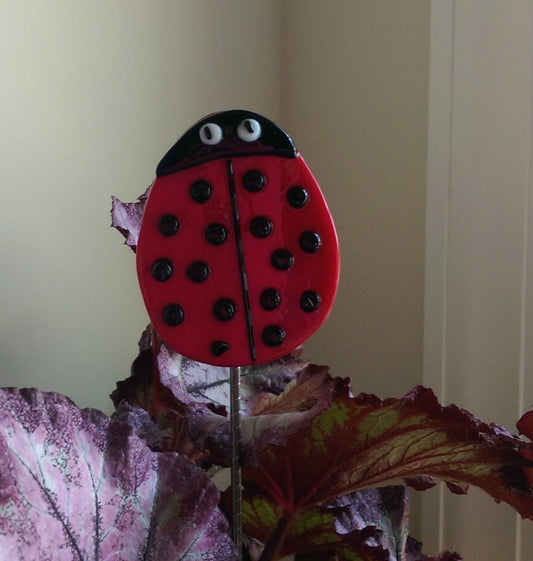 Plant Stake - Lady Bug