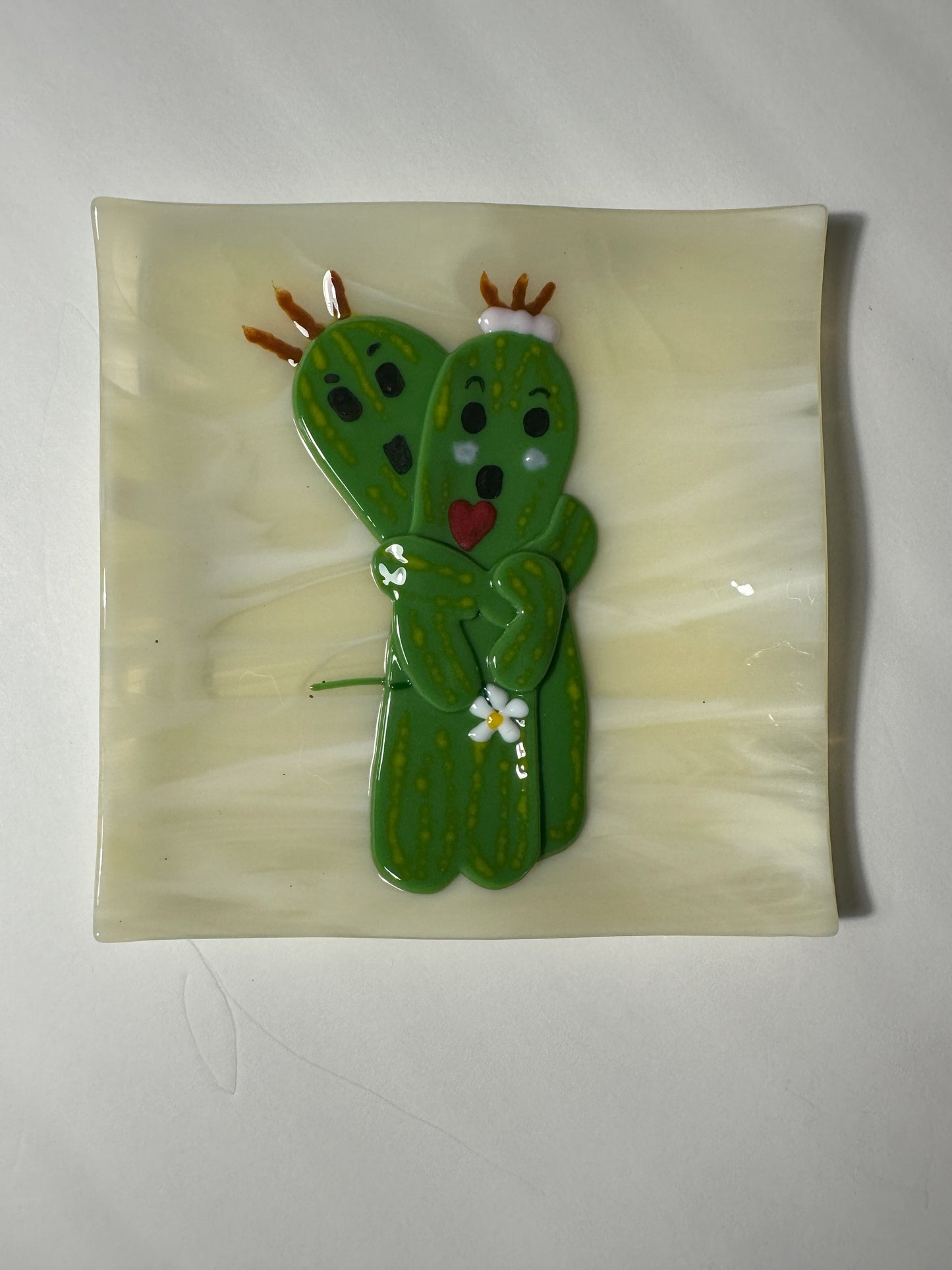 Plate - Cactus Couple