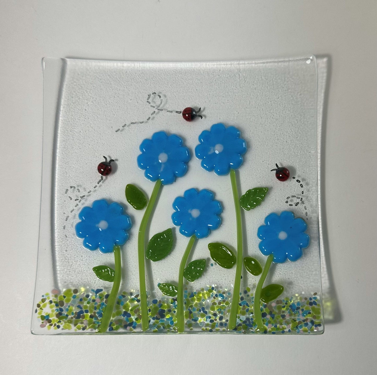 Plates - Blue Floral F&F