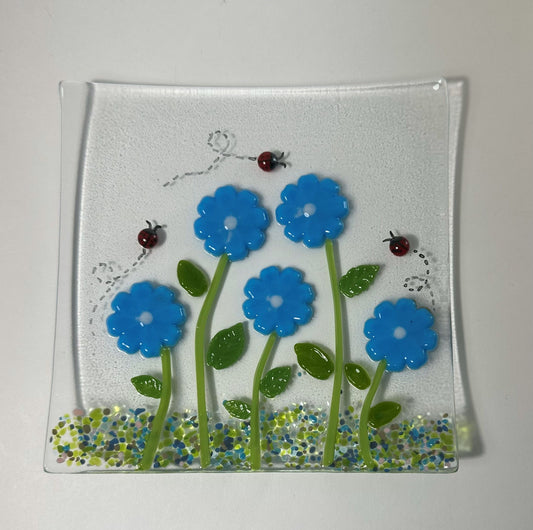 Plates - Blue Floral F&F