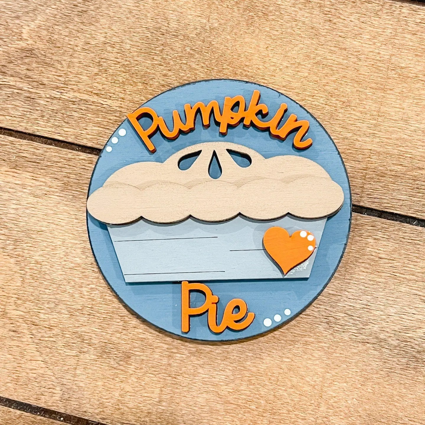 Pumpkin Pie Magnetic 3" Insert - STV