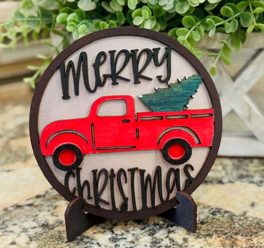 Shelf Sitter/Tray Decor (CHRISTMAS) - STV