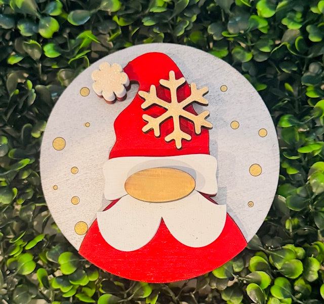 Magnetic Insert 4.5" Santa Gnome - STV