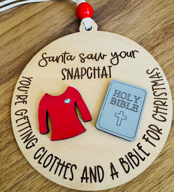 Sassy Christmas Ornaments - STV