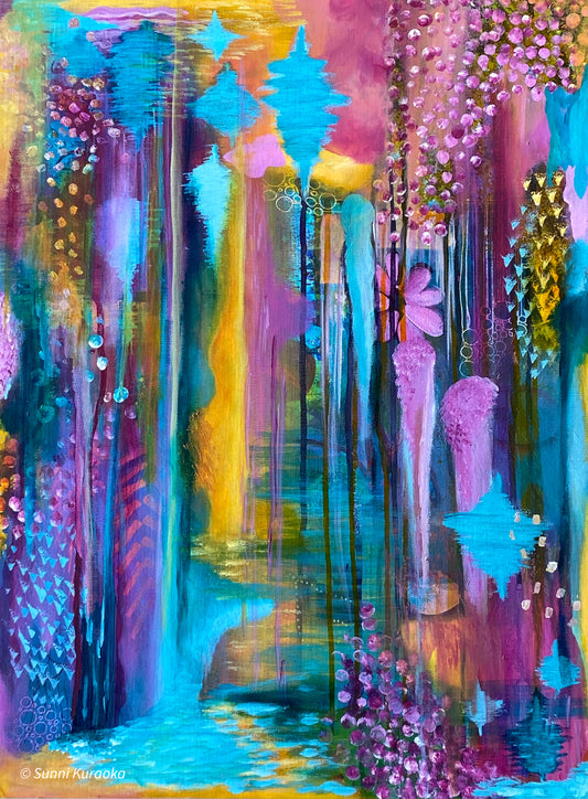 Sakura Falls - Sunni Kuraoka Art