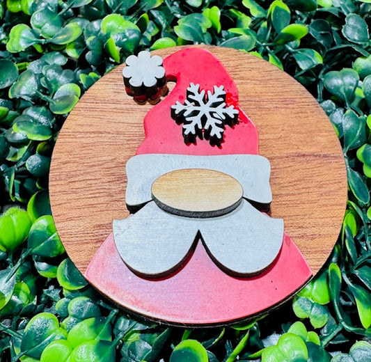 Santa Gnome Magnetic 3" Insert - STV