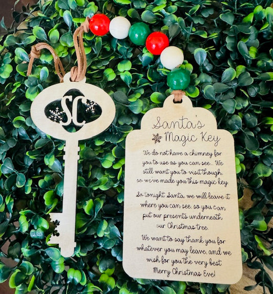 Santa's Magic Key - Burlapitup-CHD