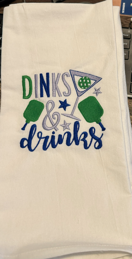 MM - Dinks and Drinks Pickleball Towel