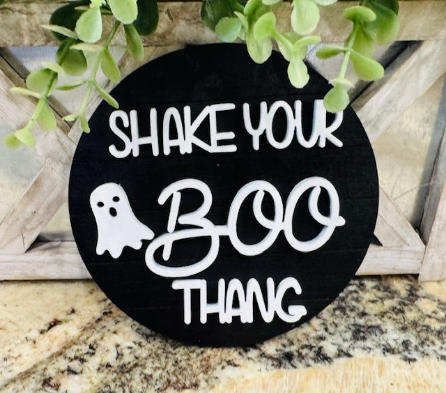 Halloween Shake Your Boo Thing Magnetic 4.5" Insert - STV