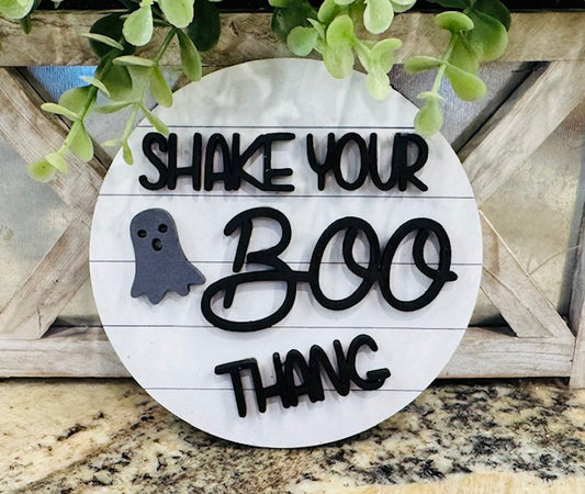 Halloween Shake Your Boo Thing Magnetic 4.5" Insert - STV