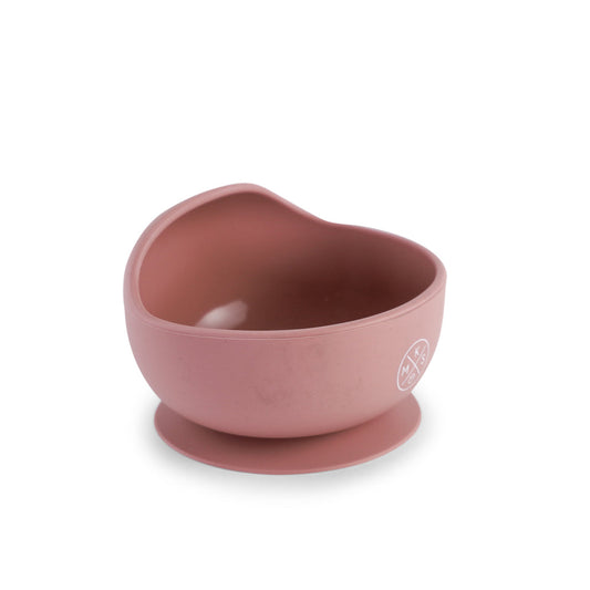 Baby & Toddler Feeding Bowl Set - Dusty Pink - MKS MIMINOO