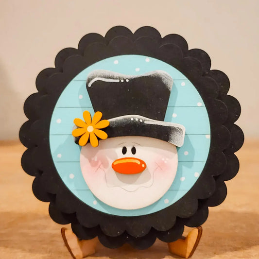 Magnetic Insert Snowman Face - STV