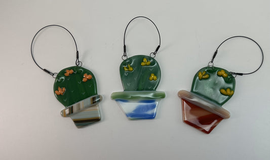 Suncatcher - Small Barrel in Pot