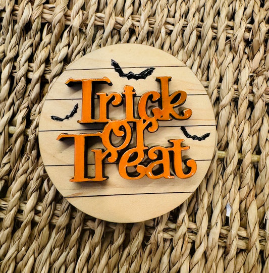 Trick or Treat Magnetic 3" Insert - STV