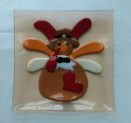 Plate - Turkey with Heart