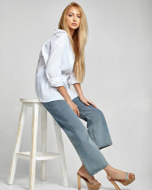 City Cool Wide Leg Jeans - Made in Chic