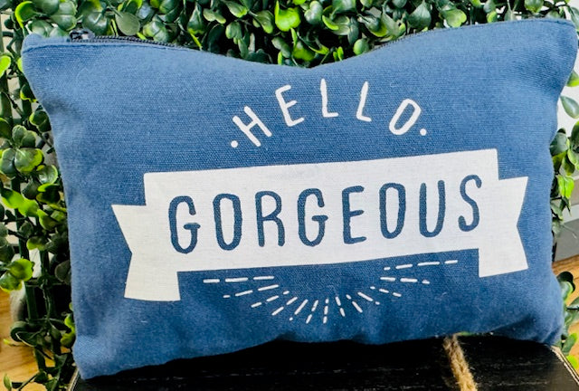 Inspirational Canvas Cosmetic Bag - STV