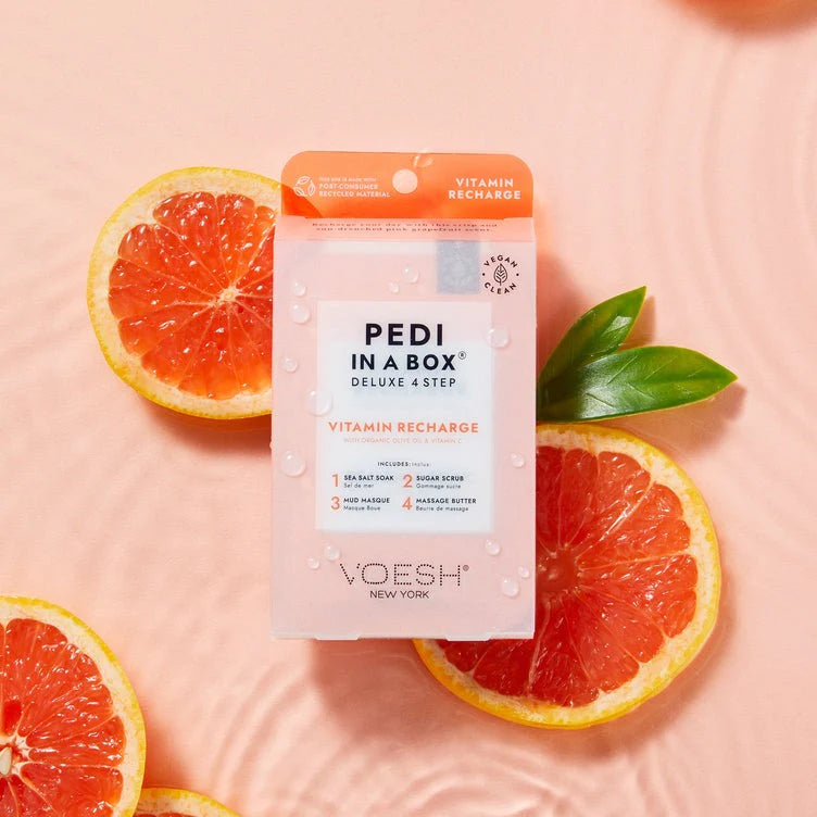 VOESH Vitamin C Recharge 4 step pedicure- Classicifed Nails