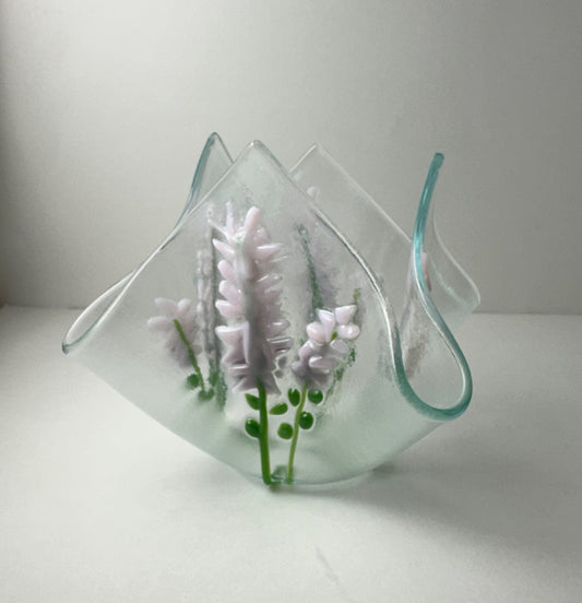 Votive - Large Frit Floral