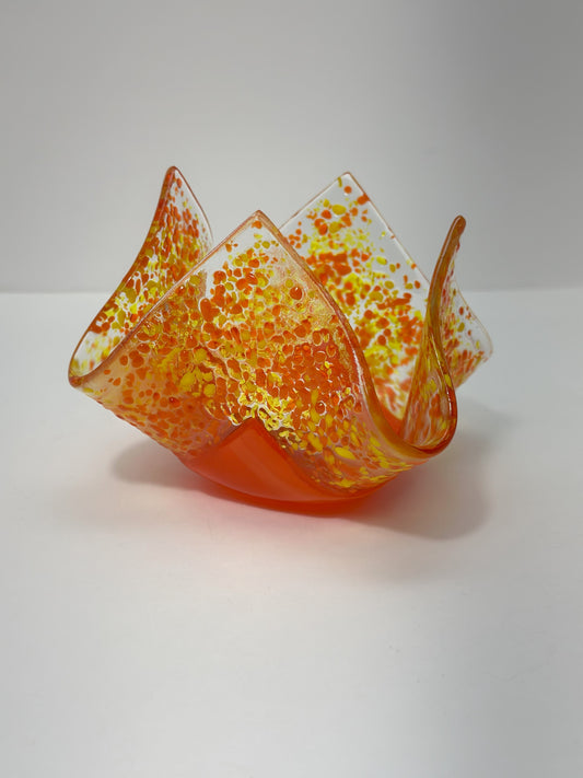 Votive - Square with Frit
