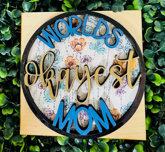 Leaning Frame Insert 4.25" (Mom) - STV