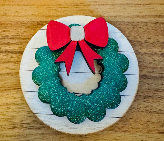 Magnetic Insert - Christmas Wreath - STV