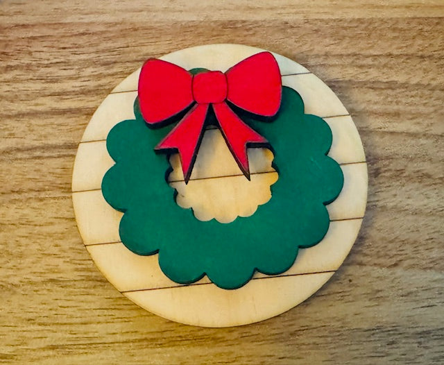 Magnetic Insert - Christmas Wreath - STV