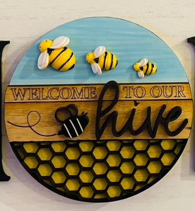 Magnetic Insert - Welcome To Our Hive - STV