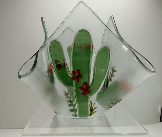Votive - Whimsical Cactus Large
