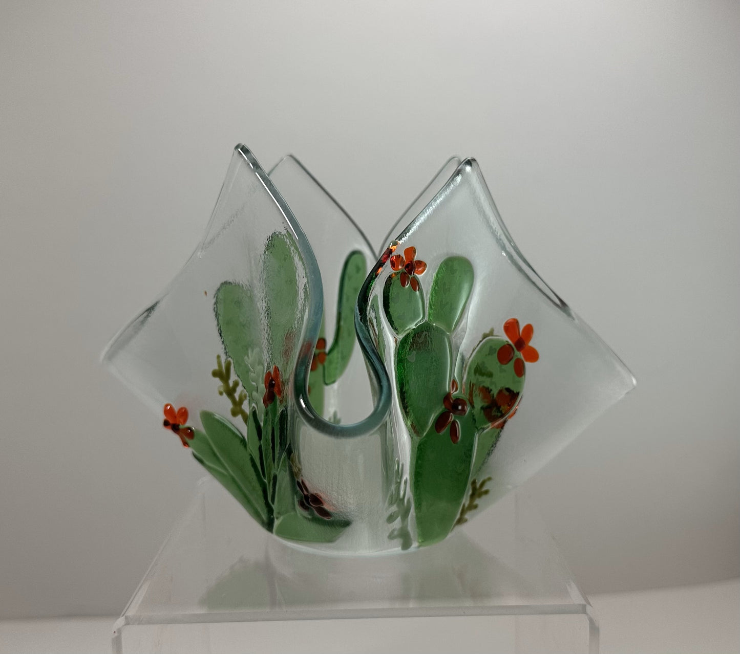 Votive - Whimsical Cactus Large