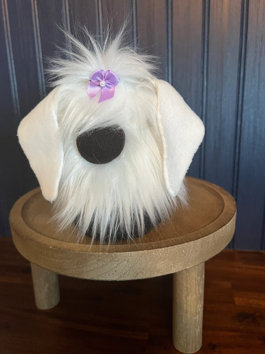 Gnoming Around: White Dog Gnome