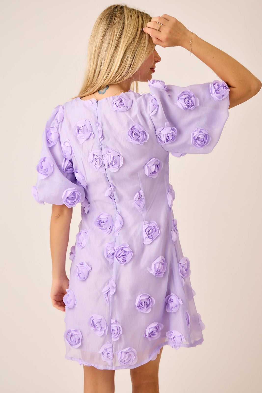 Lavender Bloom Dress - Made in Chic