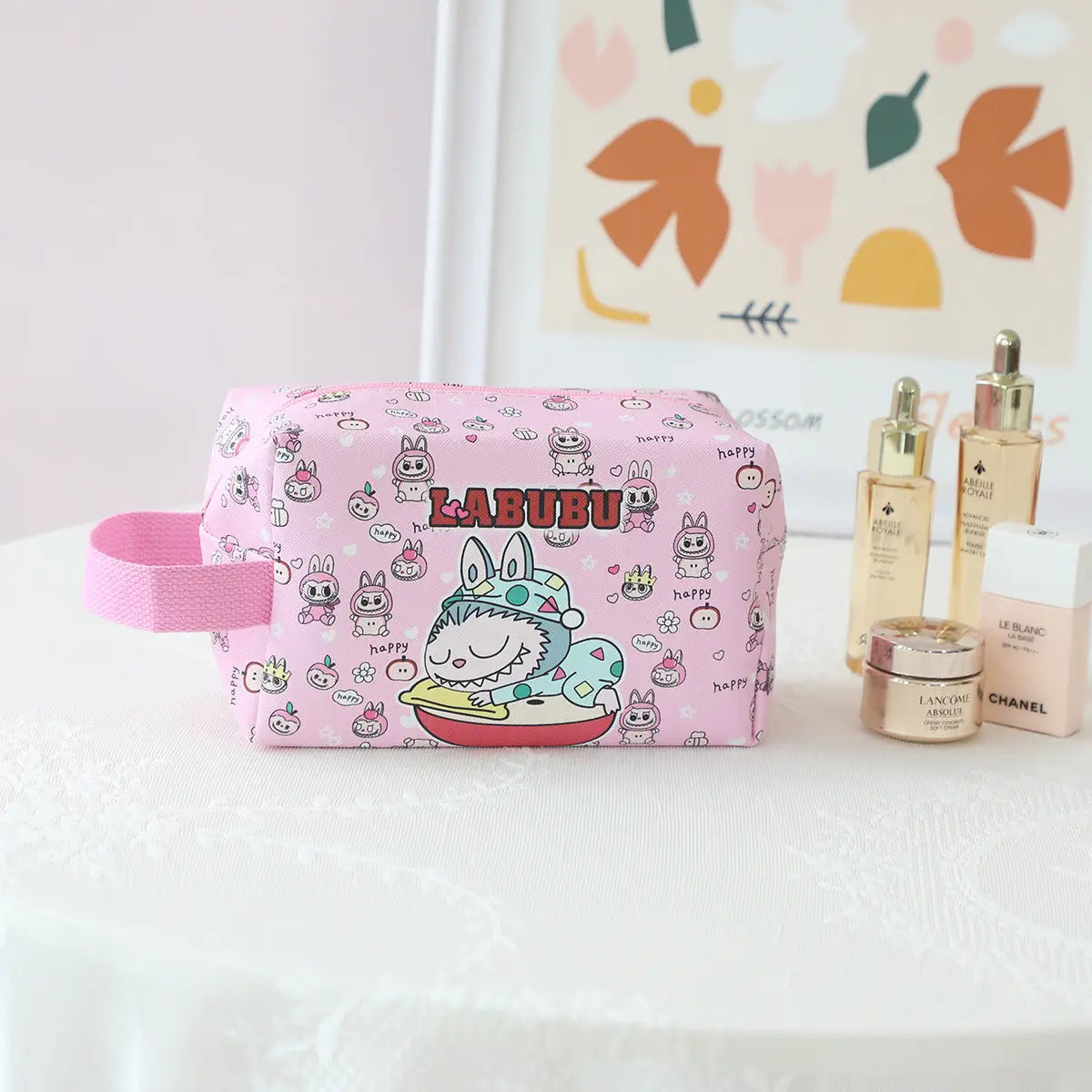 Children's Labubu Large Capacity Cosmetic Bag - STV