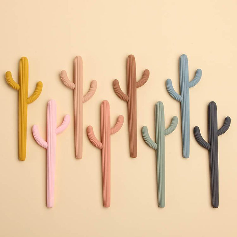 Cactus Silicone Teether & Straw for kids and adults - MKS MIMINOO