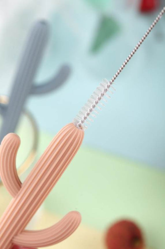Cactus Silicone Teether & Straw for kids and adults - MKS MIMINOO