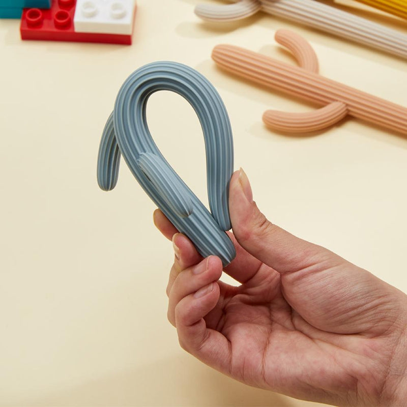 Cactus Silicone Teether & Straw for kids and adults - MKS MIMINOO