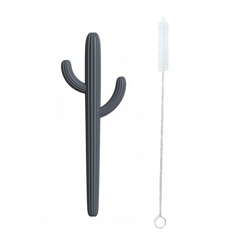 Cactus Silicone Teether & Straw for kids and adults - MKS MIMINOO