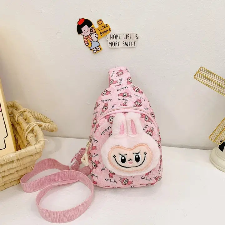 Children's Labubu Plush Chest Bag - STV