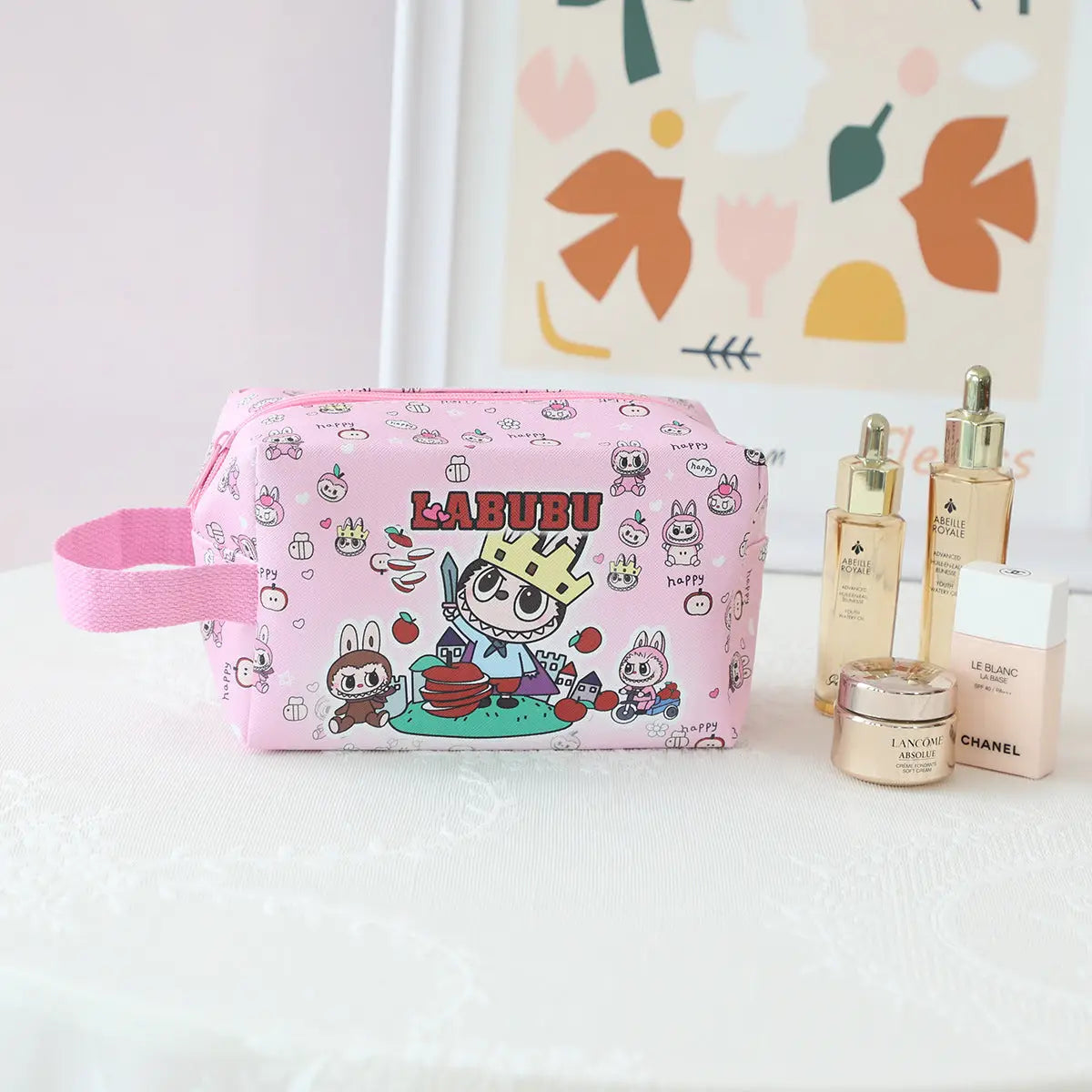 Children's Labubu Large Capacity Cosmetic Bag - STV
